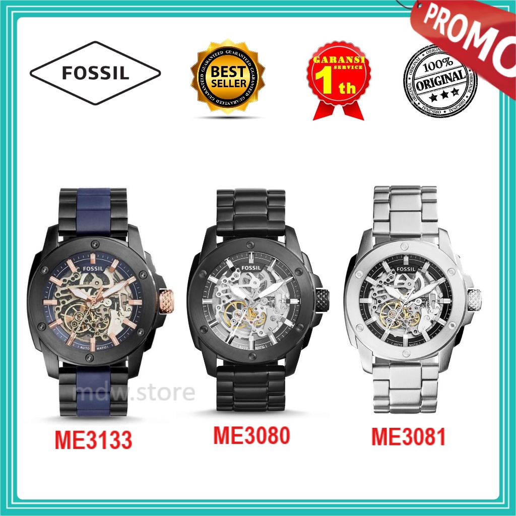 Jam Tangan Pria ME3133 ME3080 ME3081 ME 3133 ME 3080 ME 3081 Original & Manual Book Garansi