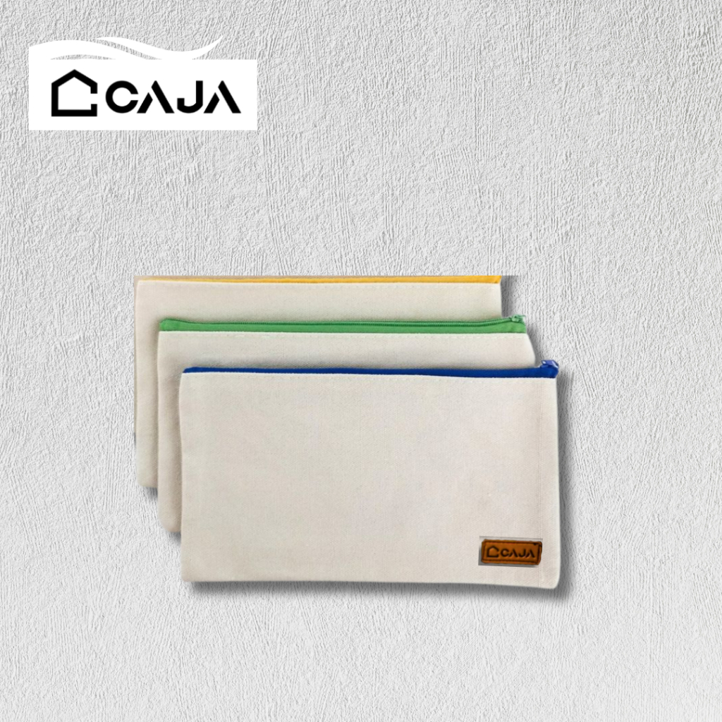

CAJA Kotak Pensil Pencil Case Kanvas