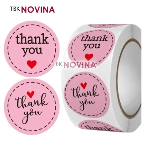 

[KODE 242] Stiker Thank You / Label Segel Thank You (10 pcs)