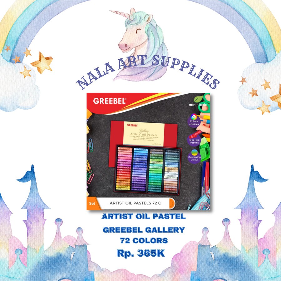 

Greebel Gallery Artist isi 72 Oil Pastel Pekat