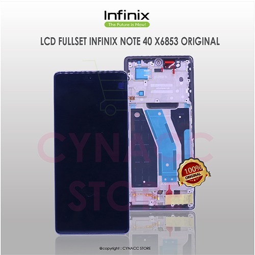 LCD TOUCHSCREEN FULLSET  INFINIX NOTE 40 X6853 BLACK-ORIGINAL