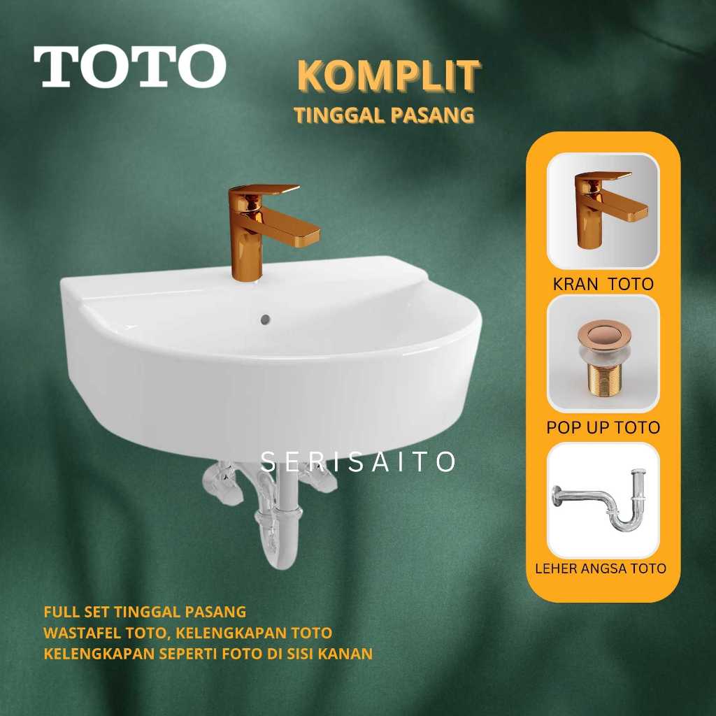 Wastafel Gantung TOTO Estetik Minimalis / Washtafel LW897CJ LW 897 CJ