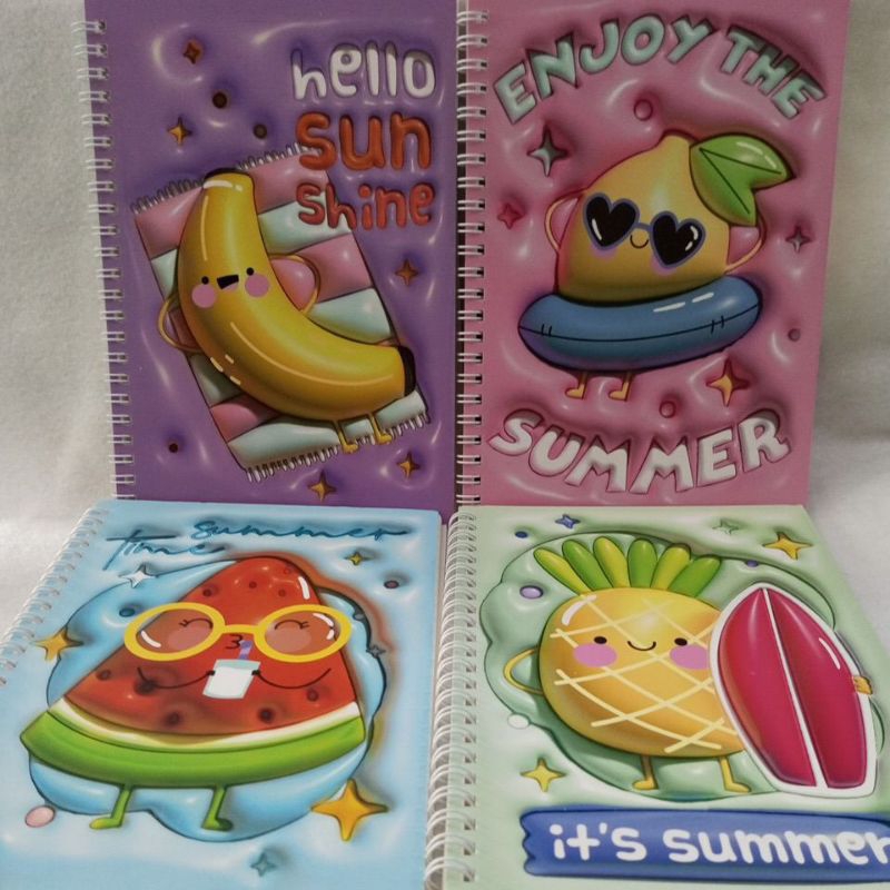 

Buku Polos Ring A5 Motif Buah