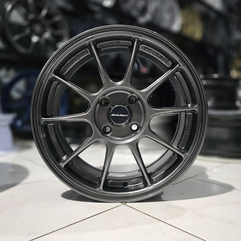 velg mobil ring 15 WEDSSPORT TC105X LEBAR 6,5 ET 42 velg mobil racing import R15 velg mobil ring 15 