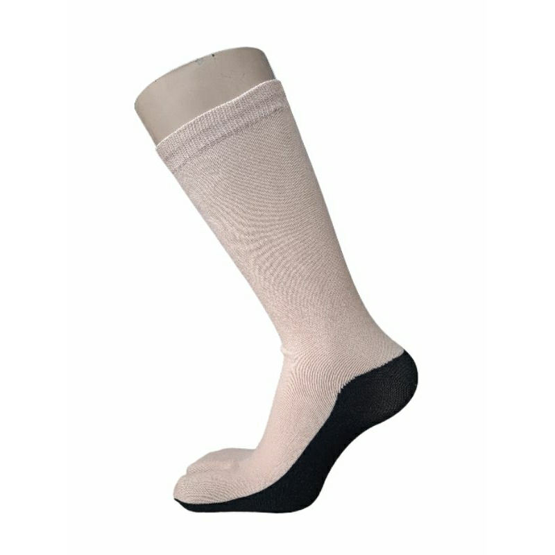 Kaos kaki coklat telapak hitam/ kaos kaki jempol / kaos kaki polos / kaos kaki wanita