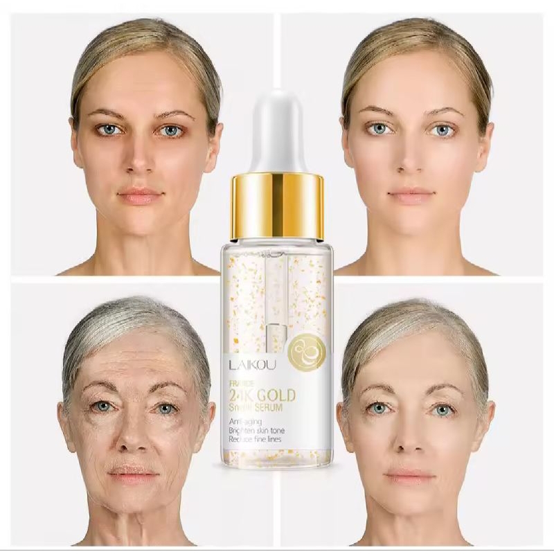 LAIKOU 24GOLD SNAIL SERUM BPOM | SERUM ANTI-PENUAAN, ANTI-WRINKLE