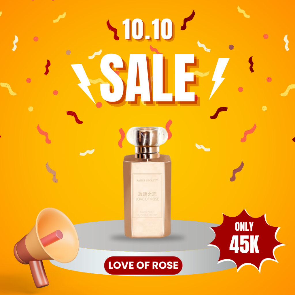 ELLEN - (PS09) Rain's Secret Love Of Rose Parfum Wanita Tahan Lama Eau De Parfum 100ml | parfum mewa