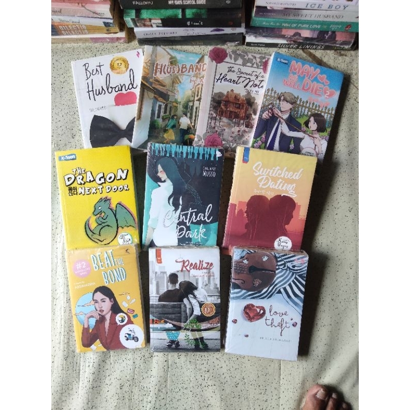Buku Varian Novel, Best Husband, H(US)BAND, The Secret of a HEART NOTE, MAY AS WELL DIE 2, THE DRAGO
