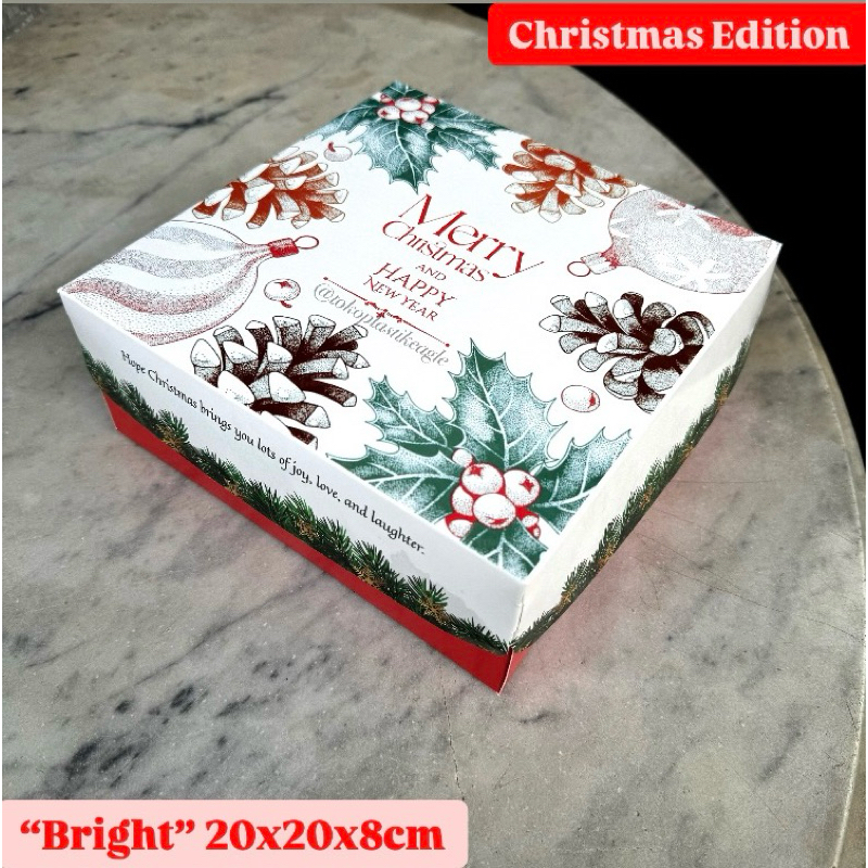 

[CHRISTMAS EDITION] Dus natal kode “BRIGHT” uk 20x20x8cm