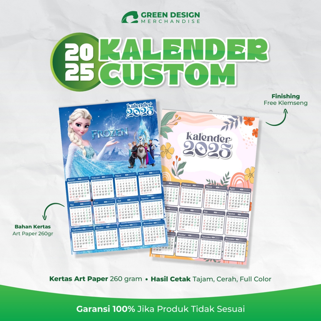 

READY Kalender Dinding 2025 Kalender Custom Foto kalender 2025 aesthetic kalender 2025 aesthetic dinding kalender 2025 lengkap jawa masehi hijriah Kalender A3+ 12 Bulan Klem Seng