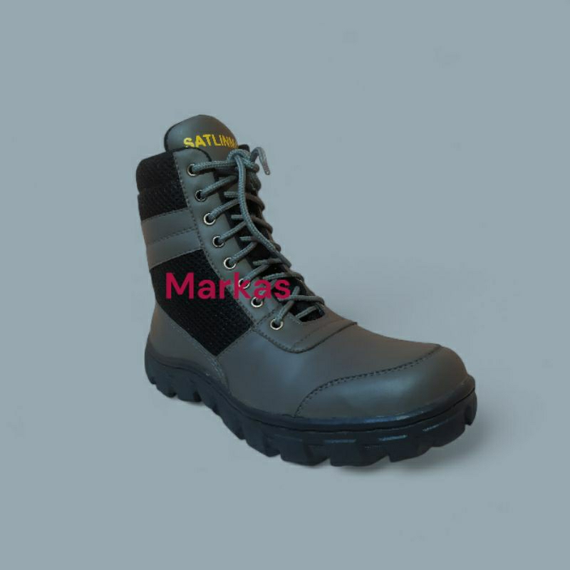 SEPATU LINMAS SEPATU PDL SATLINMAS ABU TERBARU
