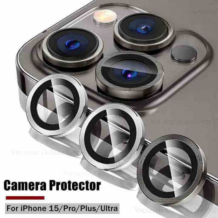 HANS - MATA ELANG 1 SET 3 PCS METAL RING LENSA CAMERA IPHONE 12 PRO MAX PELINDUNG KAMERA TEMPERED GL