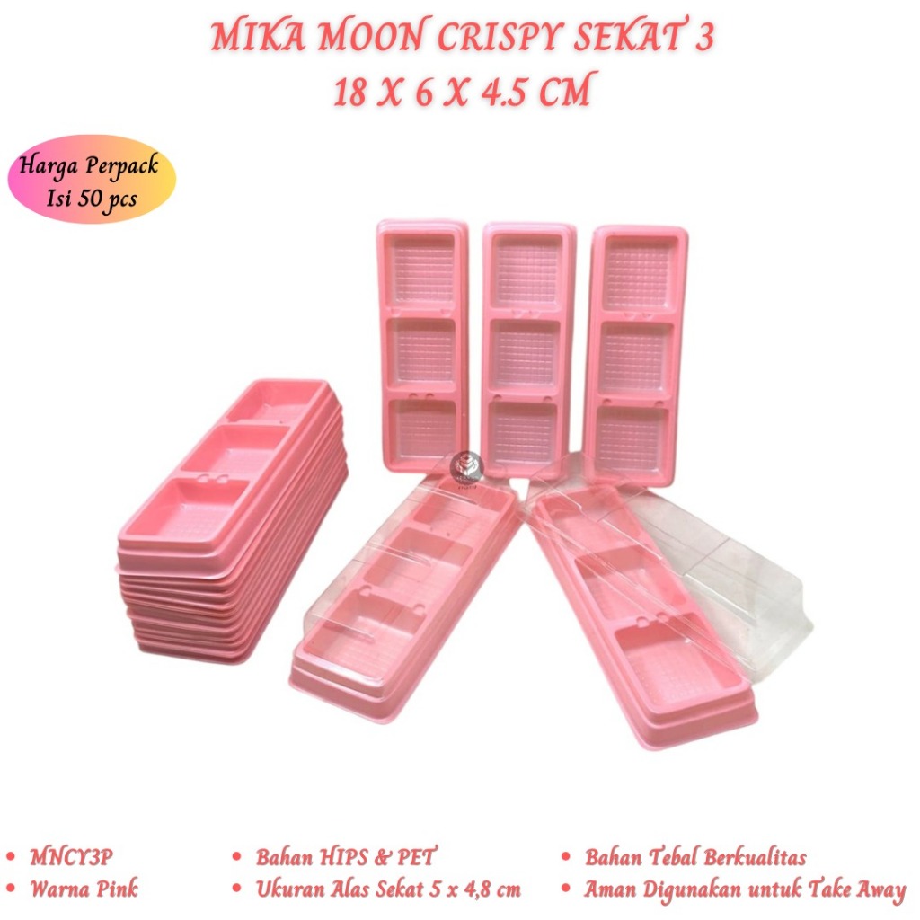 

Mika Moon Crispy Box Mochi Dus mochi 18x6x4.5 (Isi 50 pcs-MNCY3P)
