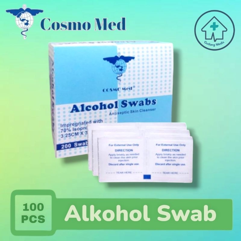 Tissu Alkohol  Alkohol Swab Cosmo Med Tisu Basah