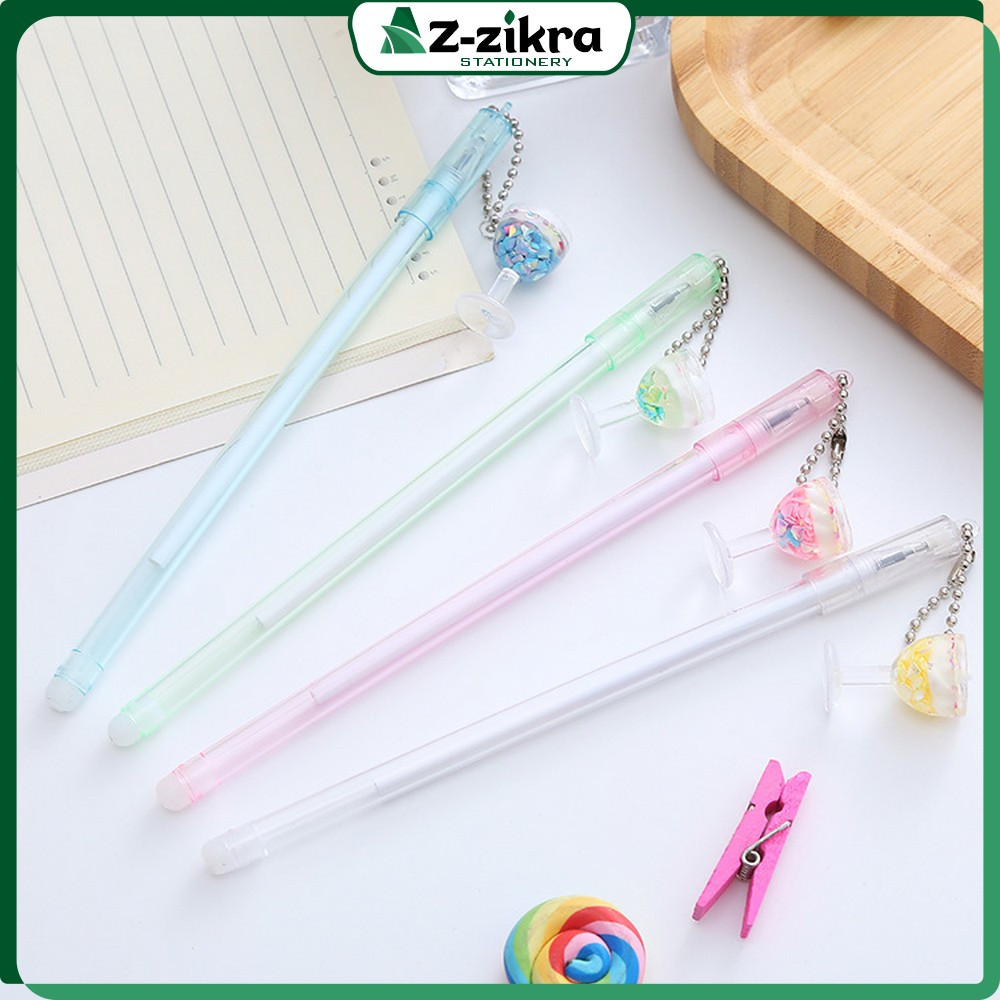 

Pena Gel Bolpen Unik Alat tulis kantor Gel karakter Pulpen Gelas Gantungan Pen Karakter Minuman Cangkir Az Zikra Stationery A34