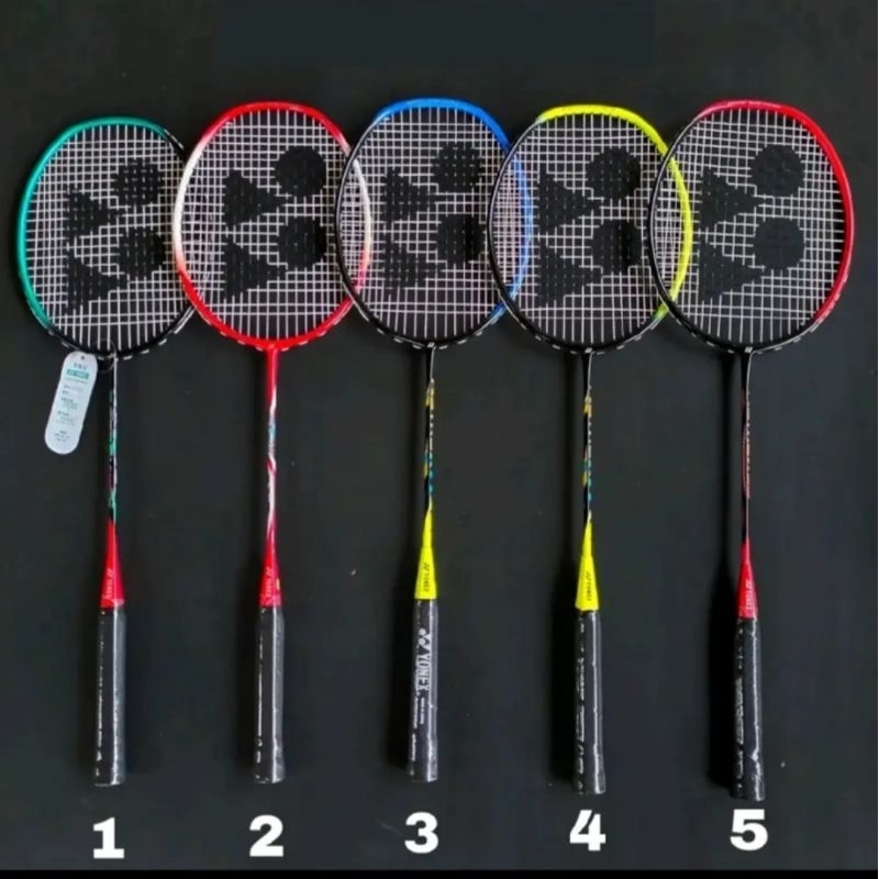 CUCI GUDANG CUCI GUDANG RAKET BADMINTON PAKET LENGKAP 2 RAKET 2 GRIP 1 TAS + SHUTLECOCK