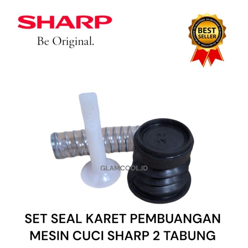 SEAL PEMBUANGAN MESIN CUCI SHARP 2 TABUNG