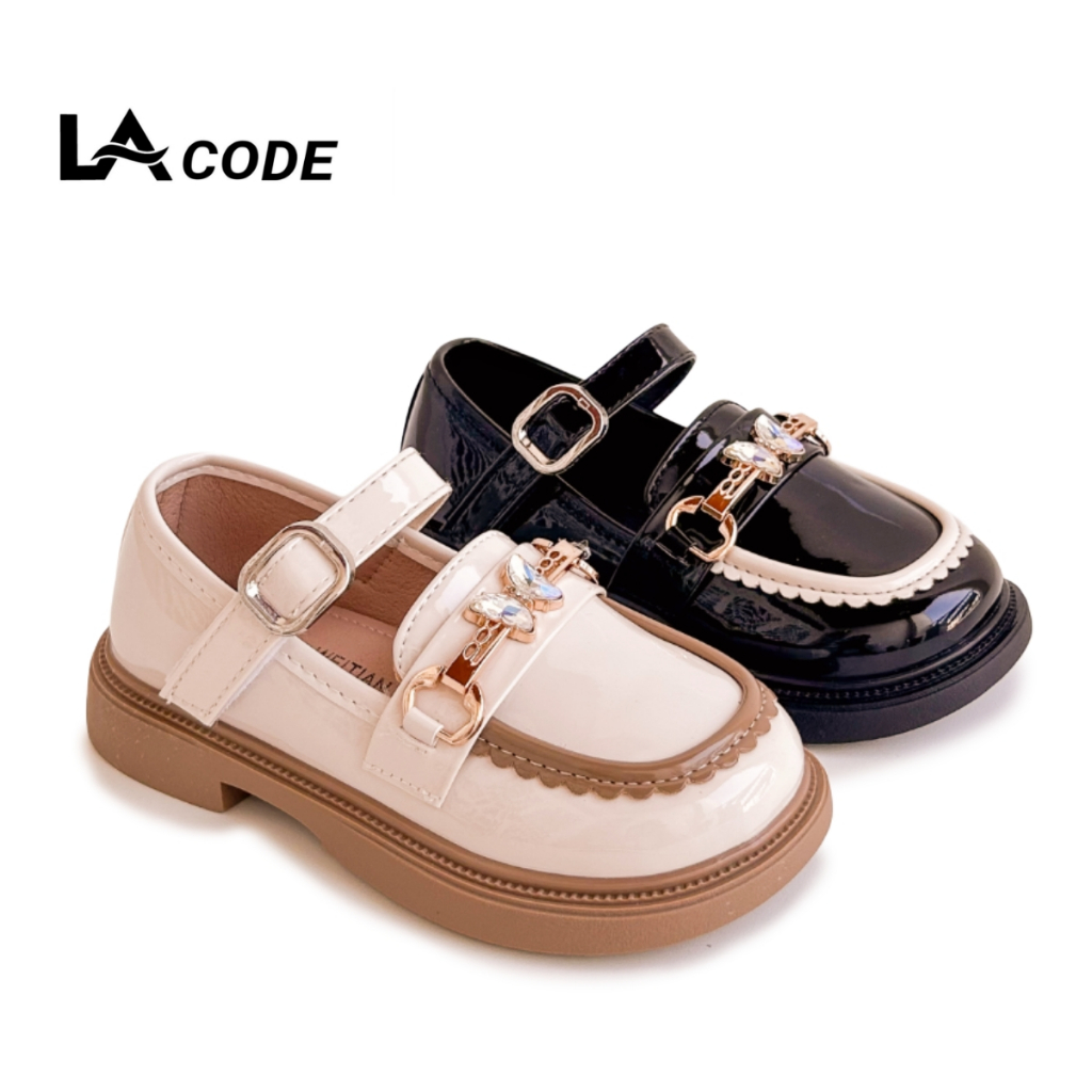 LACODE KIDS - Sepatu Pansus Anak Perempuan [21-36]  Flat Shoes Anak Cewek 302C Sepatu Loafer Anak