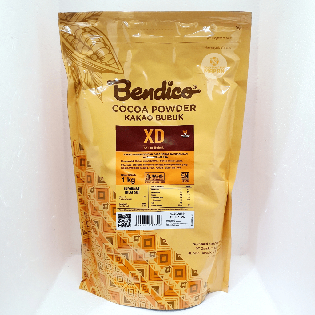 

Bendico Coklat Bubuk 1Kg/Bubuk Coklat Bendico XD 1Kg/Bendico Cocoa Powder