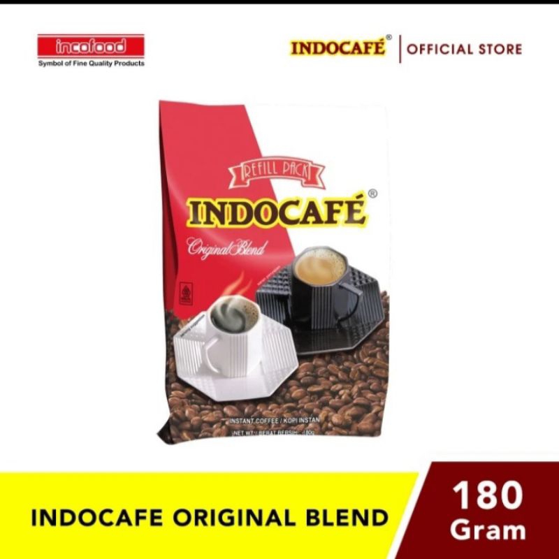 

INDOCAFE ORIGINAL BLEND REFFIL 180GR ISI 2 PCS