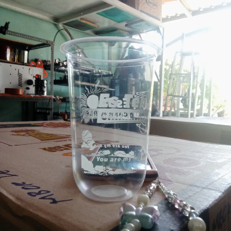 Cup Sablon. 18 Oz. Euro Oval. 8 gr. 1000 pcs