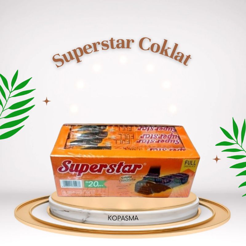 

(KOPASMA) SUPERSTAR TRIPLE COKLAT isi 20 pcs