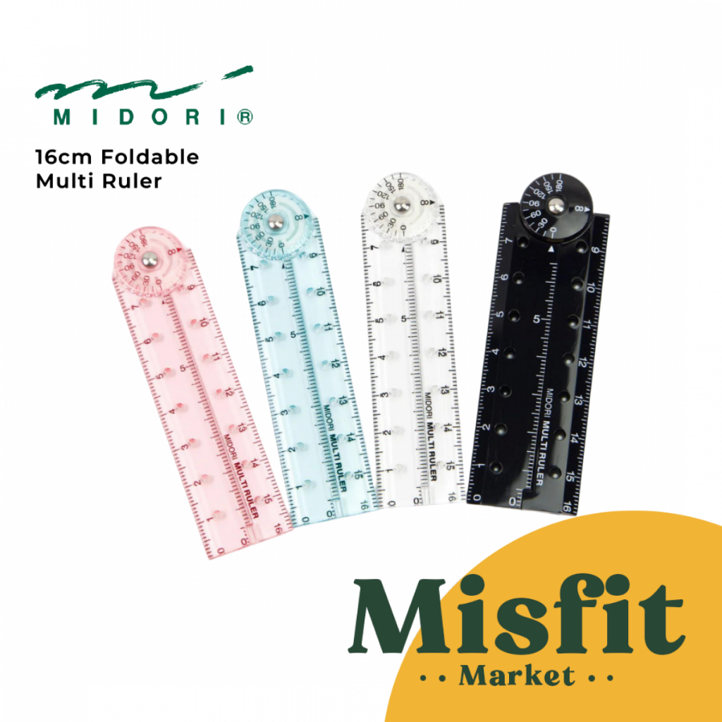 

Midori Foldable Multi Ruler 16cm Penggaris Lipat