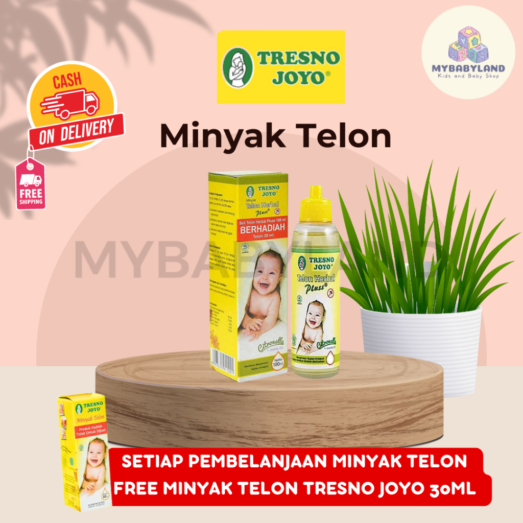 Minyak Telon Tresno Joyo | Minyak Telon Tresno Joyo 100ml Free 30ml | Minyak Telon Tresno Joyo Origi