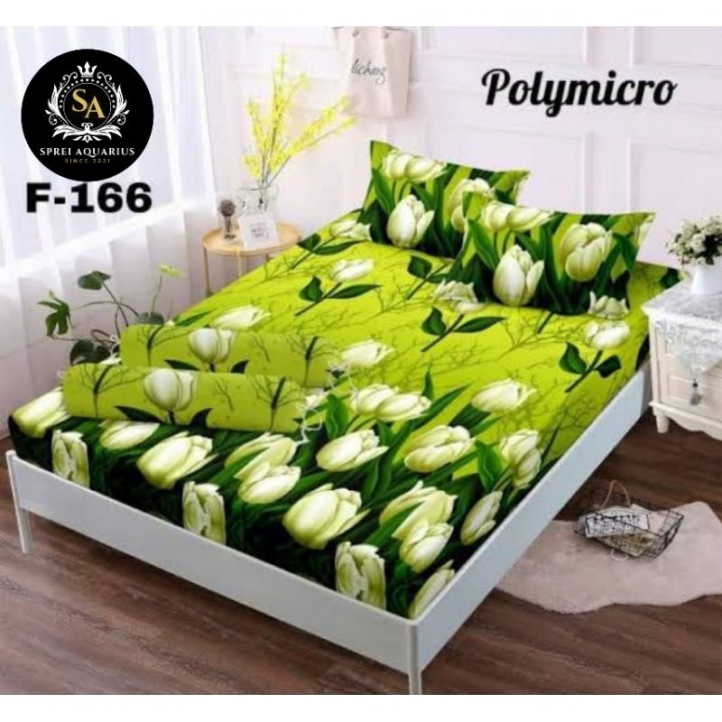 BISA COD sprei motif bunga tulip no1 ukuran 180x200/ Sprei berkaret/Sprei karakter/ set bedcover/ sp