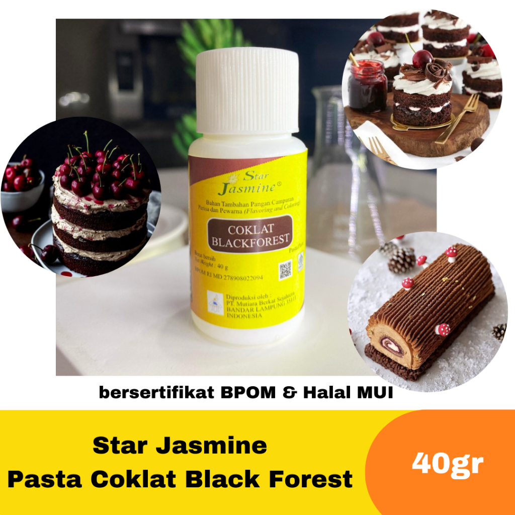 

Star Jasmine Pasta Coklat Black Forest 40gr