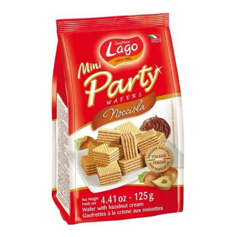 

LAGO Mini Party Wafers 125gr wafer import mini dupe Loacker