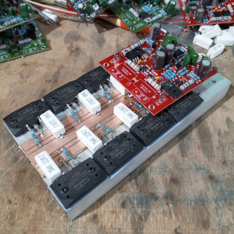 kit power amplifier final 4 set transistor SANKEN japan