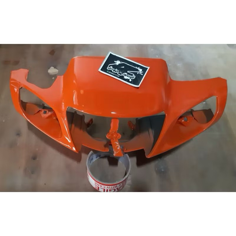 BATOK KEPALA LAMPU DEPAN F1ZR FIZR, F1Z FIZ ORIGINAL WARNA ORANGE OREN