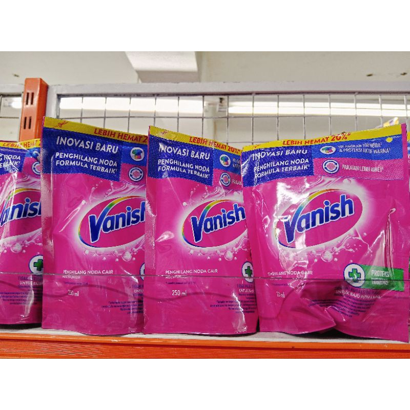 Vanish pink penghilang noda cair refil 250ml
