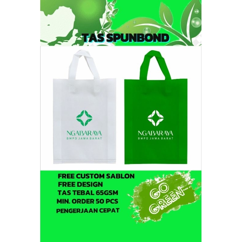 

Tas spunbond Goodiebag ulang tahun Tas parcel lebaran tas idul fitri goodiebag ulang tahun tas jinjing goodiebag sablon ukuran 30x40x8cm