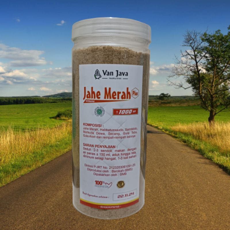 

Jahe Merah Van Java Minuman Tradisional - Kemasan 1kg