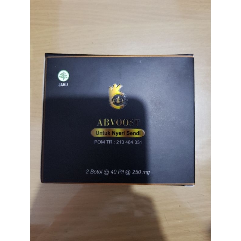 ABVOOST 1 BOTOL ISI 40 PIL @250MG SOLUSI UNTUK NYERI SENDI HERBAL ORIGINAL