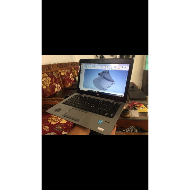 laptop hp core i7 ram 8gb ssd 128gb layar 12,5in