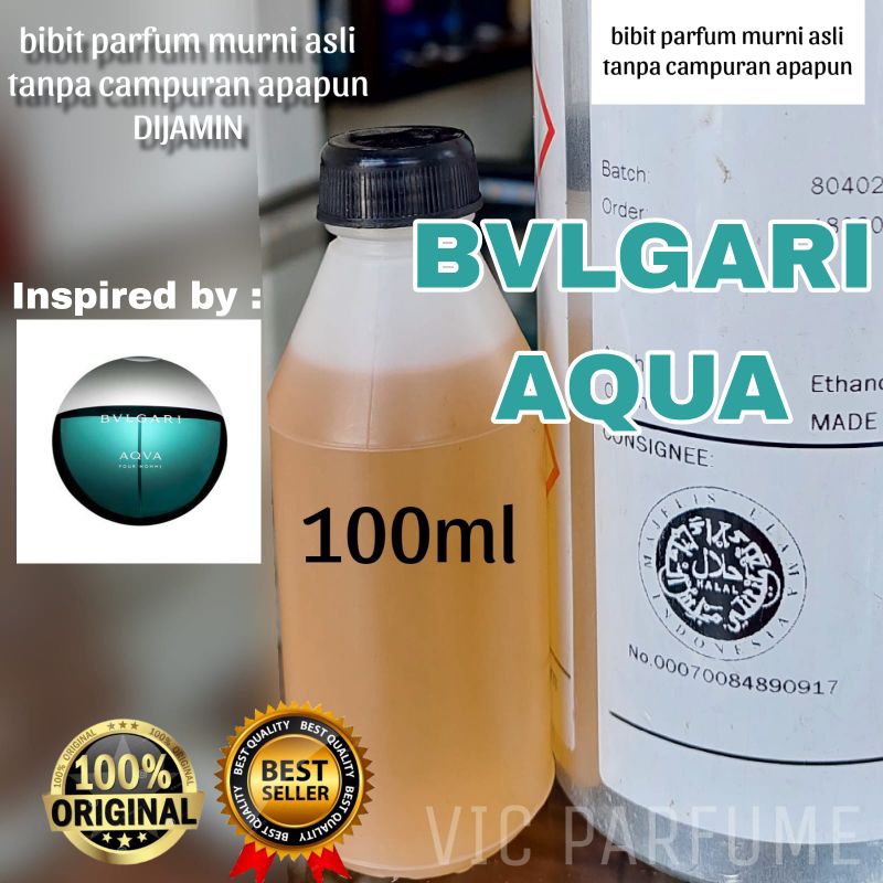 BVLGARI AQUAA 100ML BIBIT PARFUM MURNI ASLI