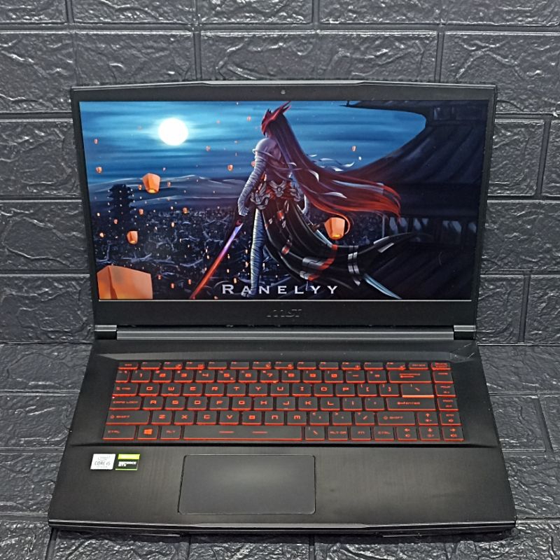 Laptop Gaming MSI GF63 Thin 10SCSR Intel Core I5-10300H 8/512GB GTX 1650 Ti