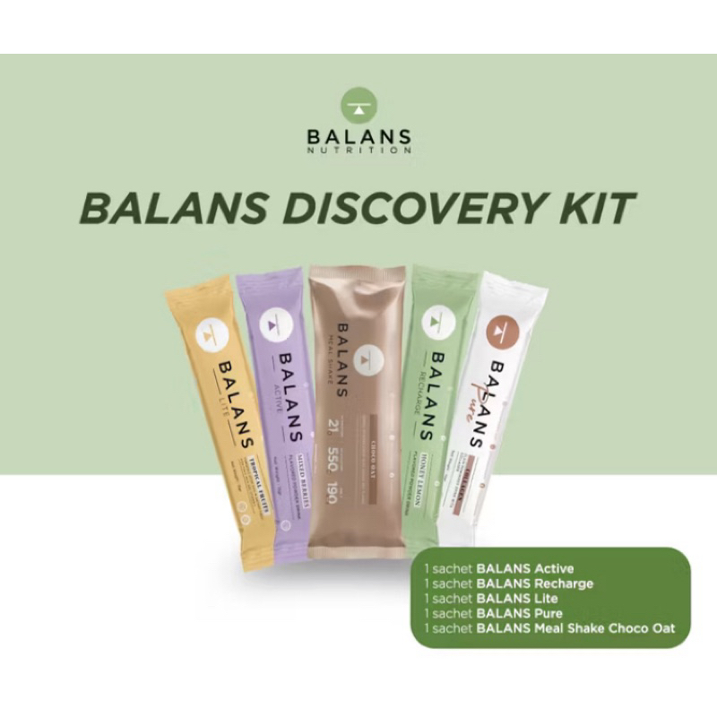 Balans Sachet | Recharge | Lite | Active | Meal Shake