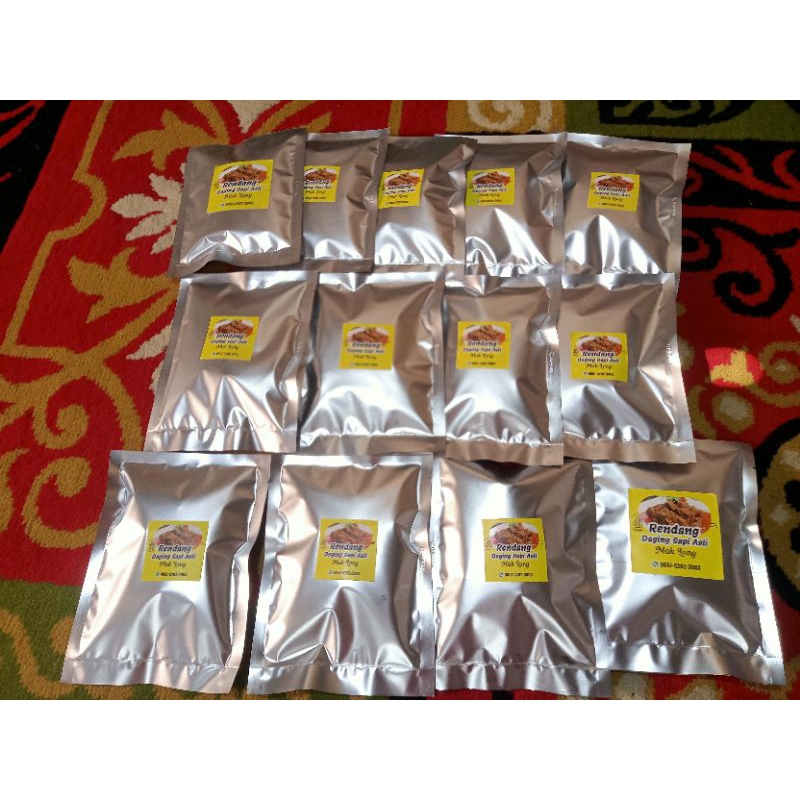 

Rendang Daging Sapi Asli 100% Halal, kemasan 160gr