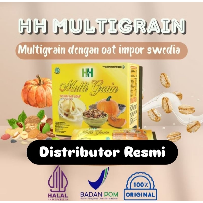 

HH Multi Grain | Multigrain dengan Oat Impor Swedia | Cereal sehat diet alami | Makanan penurun berat badan | Multivitamin | Multi Grain | Mengandung protein | Membantu pengaturan pola makan | Menjaga kesehatan saluran cerna |Kemasan Dus 100% ORI HWI BPOM