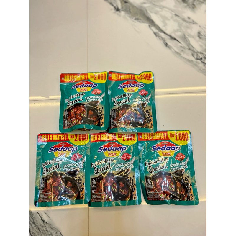 

[ISI 5 PCS] Kecap Sedaap Kemasan 2000-an