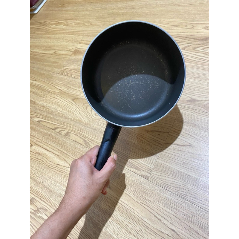 preloved panci teflon penggorengan maxim 20cm + tutup kaca