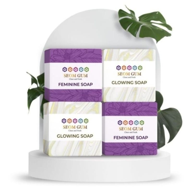 Seom gum-Paket 2 pcs Sabun Seom Gum- Glowing/feminine