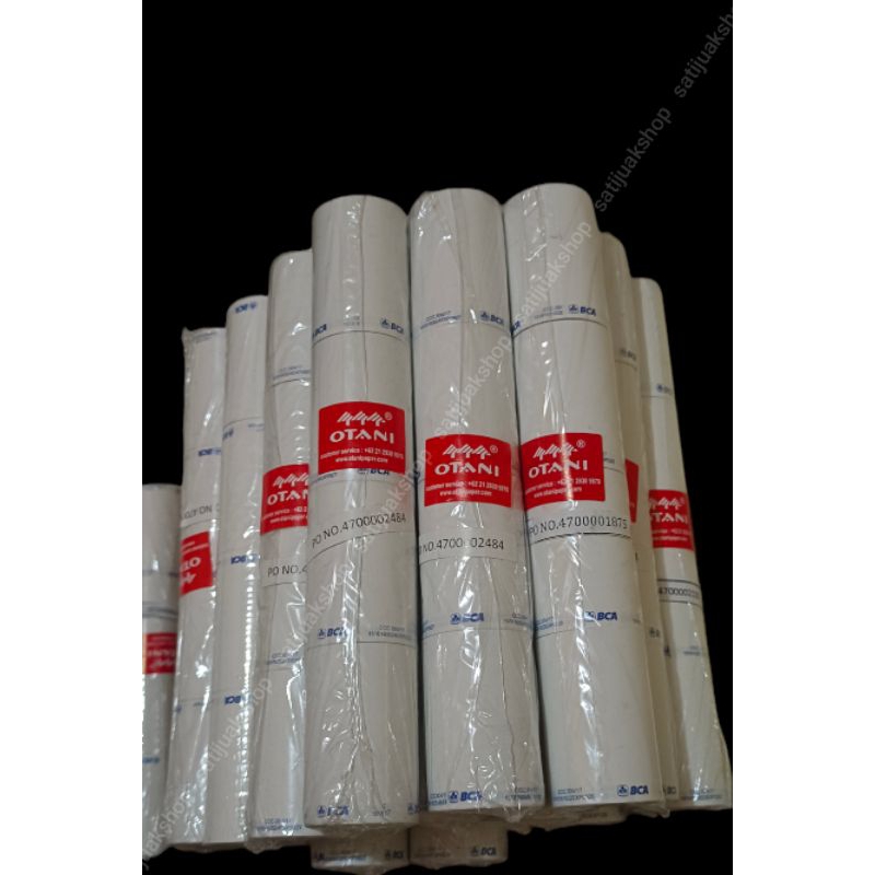 

KERTAS THERMAL STRUK EDC LOGO BCA MEREK OTANI TERMURAH
