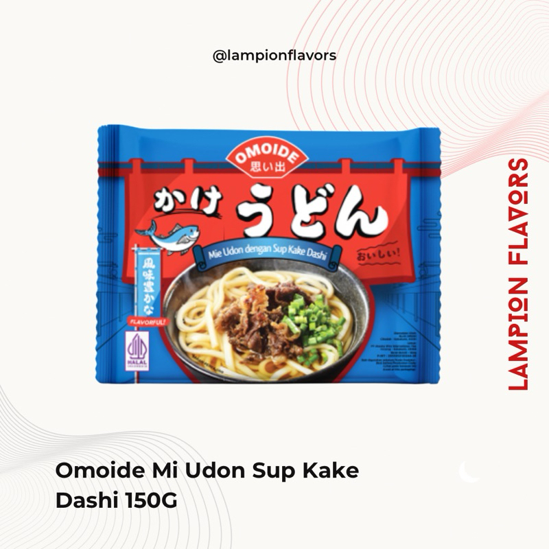 

Omoide Mi Udon Sup Kake Dashi 150 g