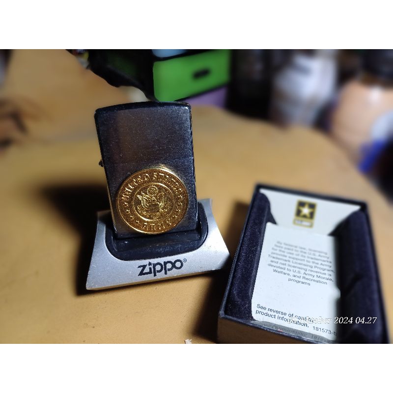 Zippo US army emblem 2014