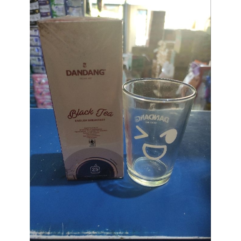 

Teh dandang black tea free gelas cantik